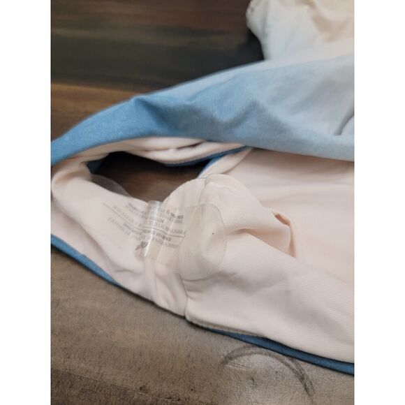 Aerie Ombre Tie-Dye One Piece Swimsuit Open U Back Monokini High Leg Size XL - Picture 8 of 10